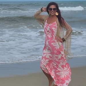 Beautiful pink sun dress